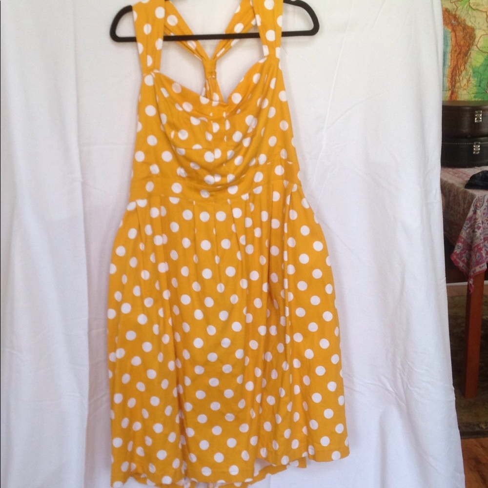 Women's 2x polka dot dress